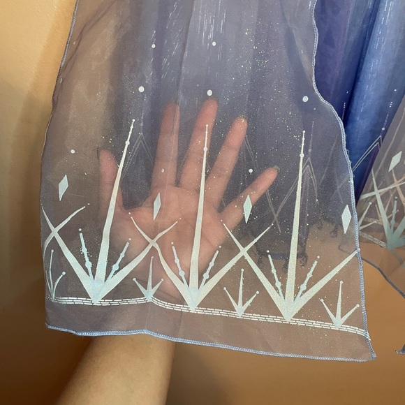Disney Frozen Elsa Dress sz 5/6 - no pants - Picture 7 of 9
